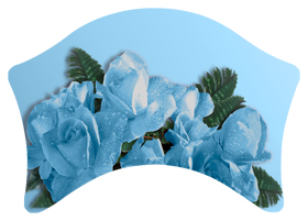 DABAN-061 Bouquet Of Roses Blue